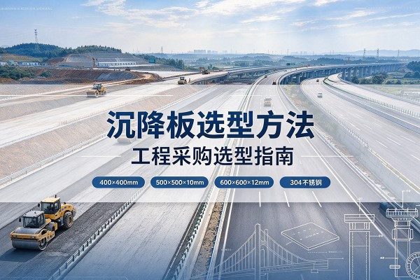 武安沉降板选择方法