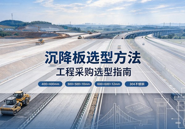 武安沉降板选择方法